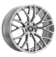 Beyern Wheels Antler Silver Mirror Cut Face