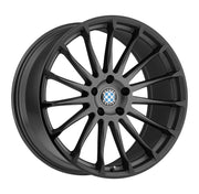 Beyern Wheels Aviatic Matte Gunmetal Gloss Black Lip
