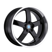 Beyern Wheels Rapp Gloss Black Mirror Cut Lip