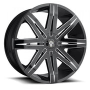 Dub Wheels Stacks Gloss Black Milled