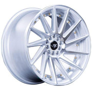 JNC Wheels JNC051 Silver Machined Face Gold Rivets