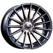 JNC Wheels JNC042 Matte Black Machined Bronze Face