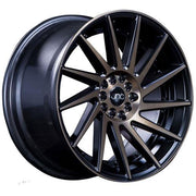 JNC Wheels JNC051 Matte Black Machined Bronze Face