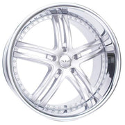 XIX Wheels X15 Silver Machined Stainless Steel Lip