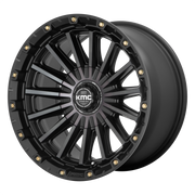 KMC Wheels KM102 Tempo Satin Black With Gray Tint