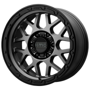 KMC Wheels KM535 Grenade Off-road Matte Gray Matte Black Lip