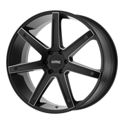 KMC Wheels KM700 Revert Satin Black Milled