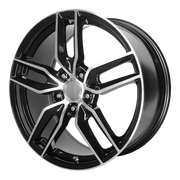 OE Creations Wheels PR160 Gloss Black With Machined Spokes