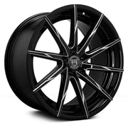 Lexani Wheels CSS-15 Black Machined Grooves