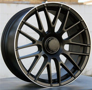 Mercedes Benz Wheels V5318 18x8 5x112 Matte Black Machined fit A Class B Class C Class 180 200 220 300 400