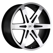 Black Rhino Wheels Peak Gloss Black Mirror Cut Face