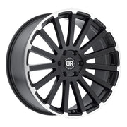 Black Rhino Wheels Spear Matte Black Matte Machine Lip Edge