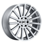 Black Rhino Wheels Spear Silver Mirror Cut Lip Edge